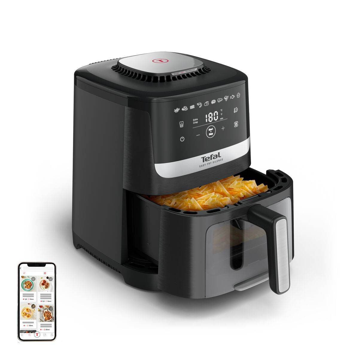 Freidora de Aire Tefal EY5568E0 Negro 5 L