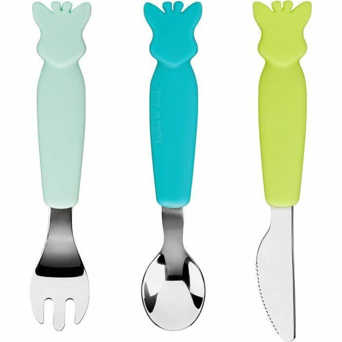 Cubiertos Sophie la Girafe Silicona
