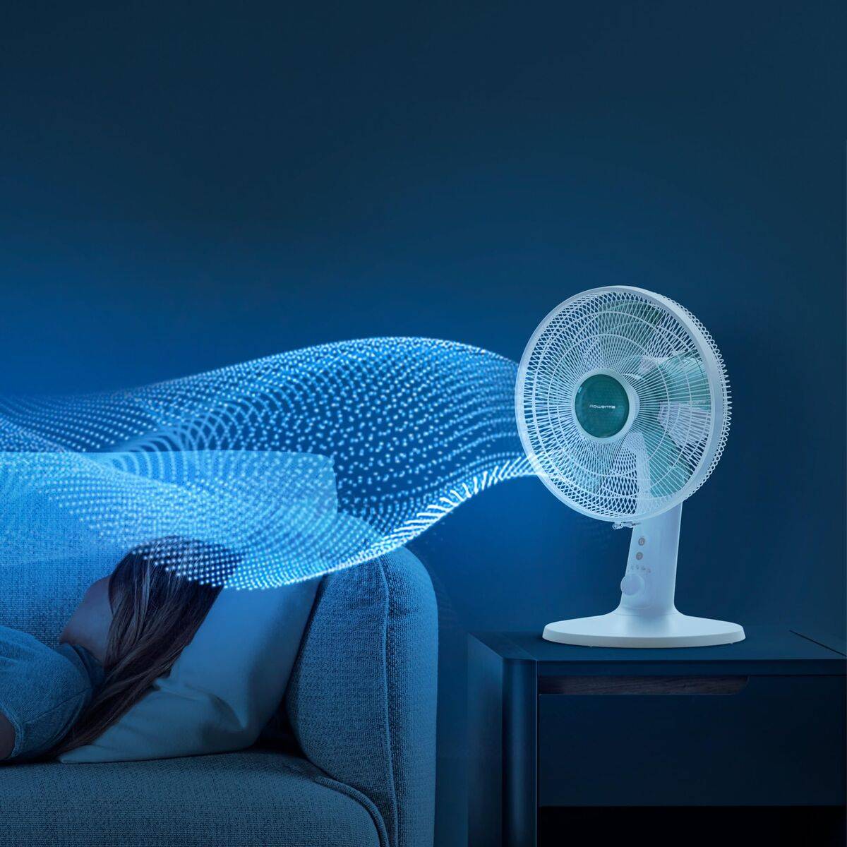 Ventilador de Sobremesa Rowenta VU2740 Blanco 50 W