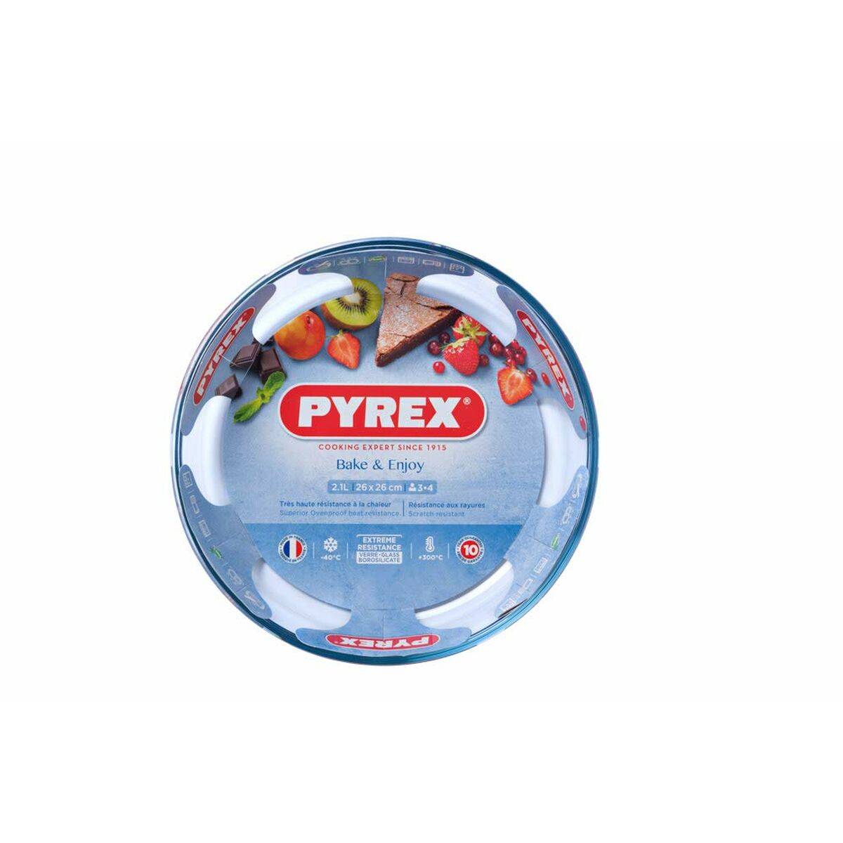 Molde para Tartas Pyrex Multicolor Transparente