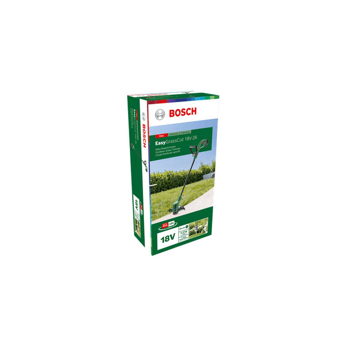 Cortabordes BOSCH EasyGrassCut 18V-26 2 Ah