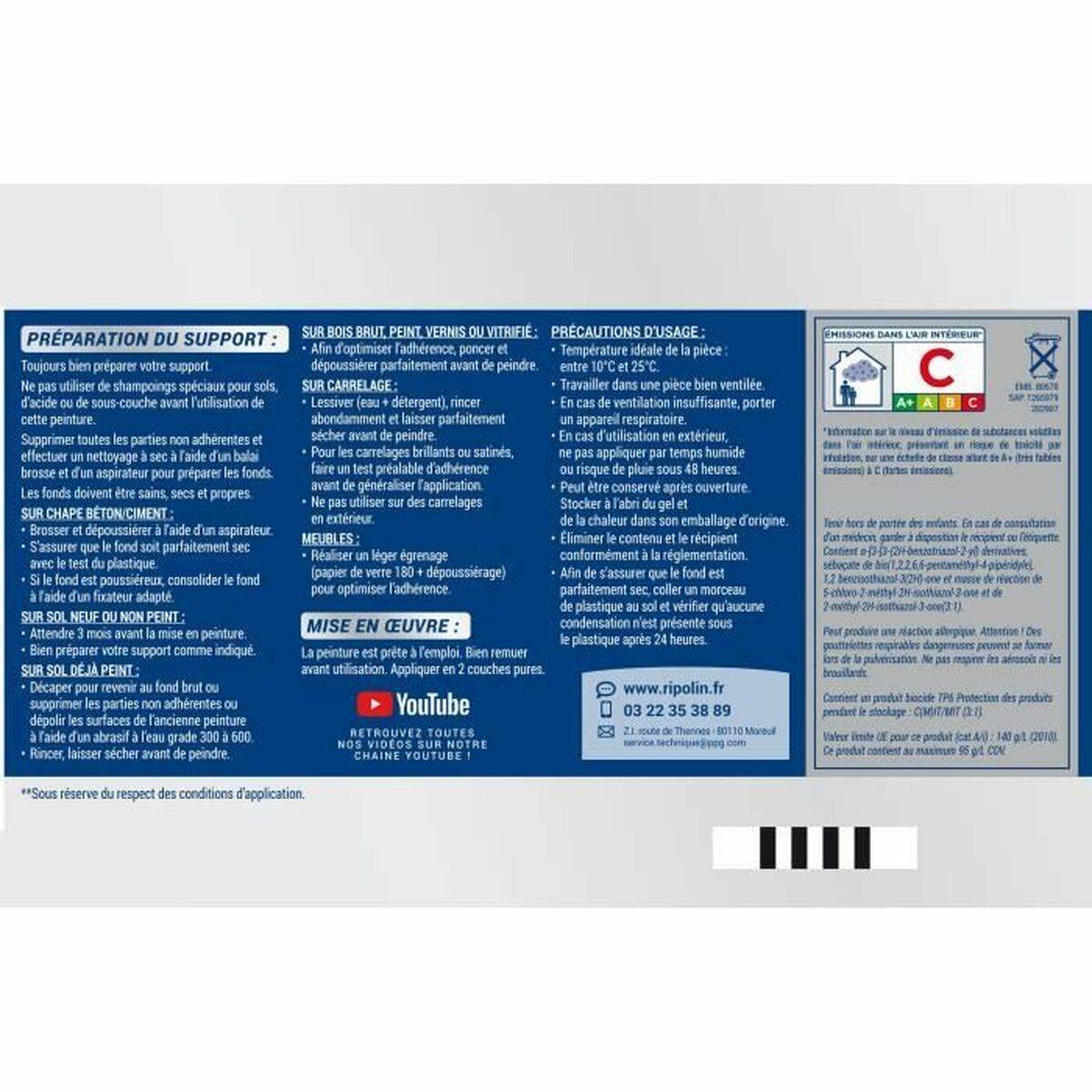 Pintura de Imprimación Ripolin Gris Satinado 2,5 L