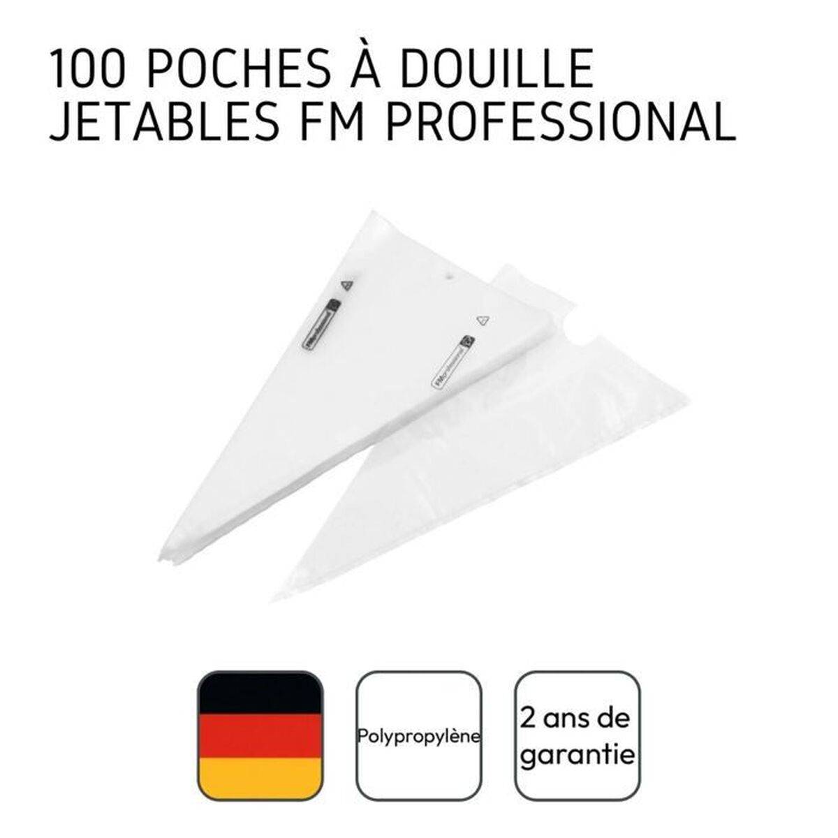 Manga Pastelera FM Professional Transparente Manga Pastelera Vaso medidor 1 L