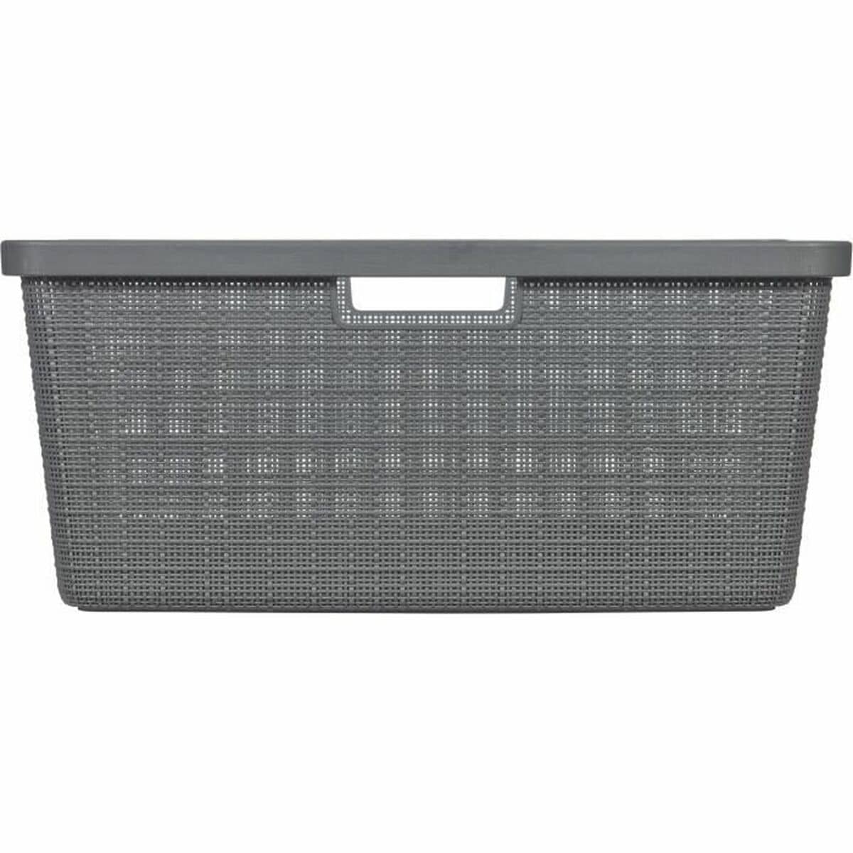Cesta Multiusos Curver Gris oscuro Yute Plástico