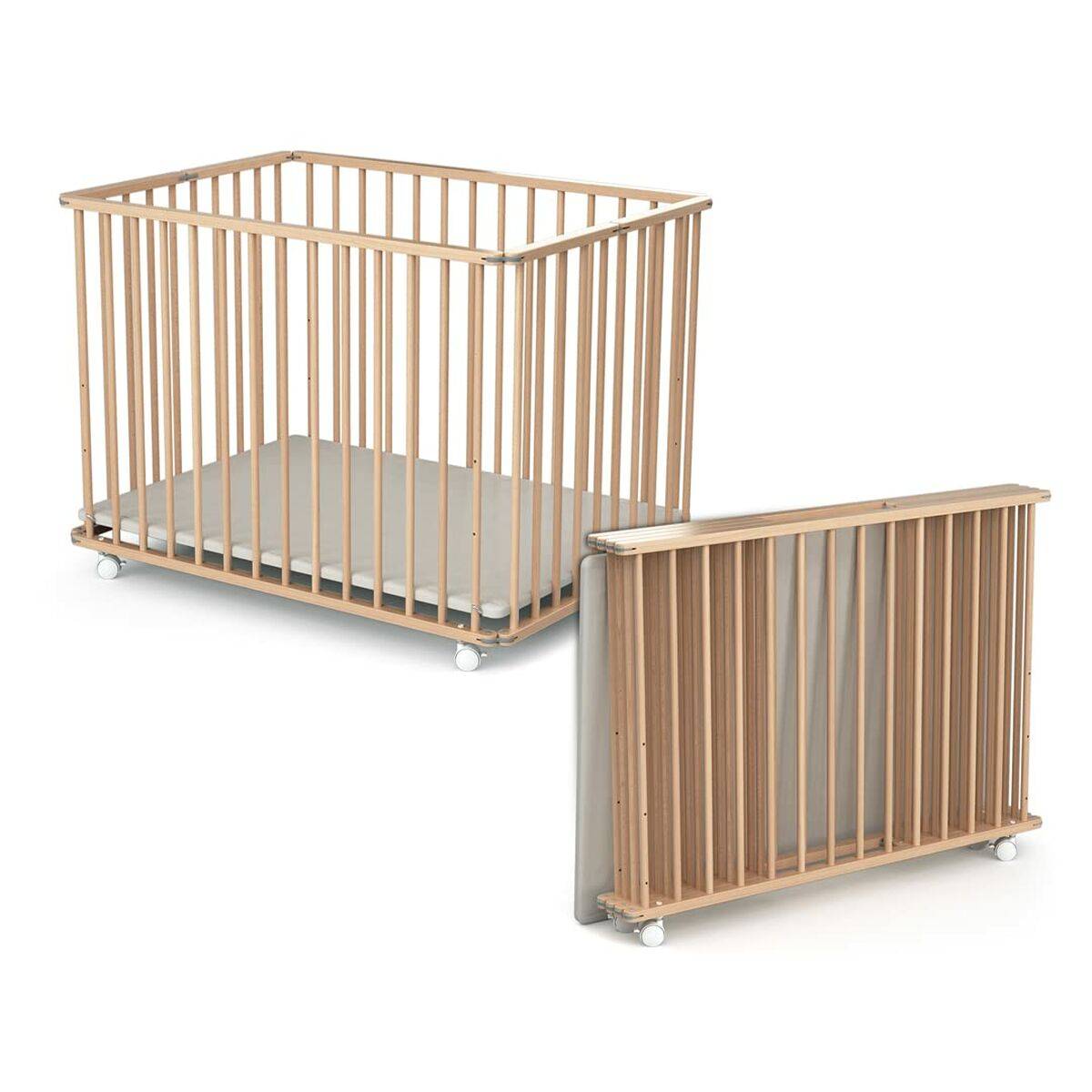 Parque de juegos WEBABY Beige 70 x 100 cm