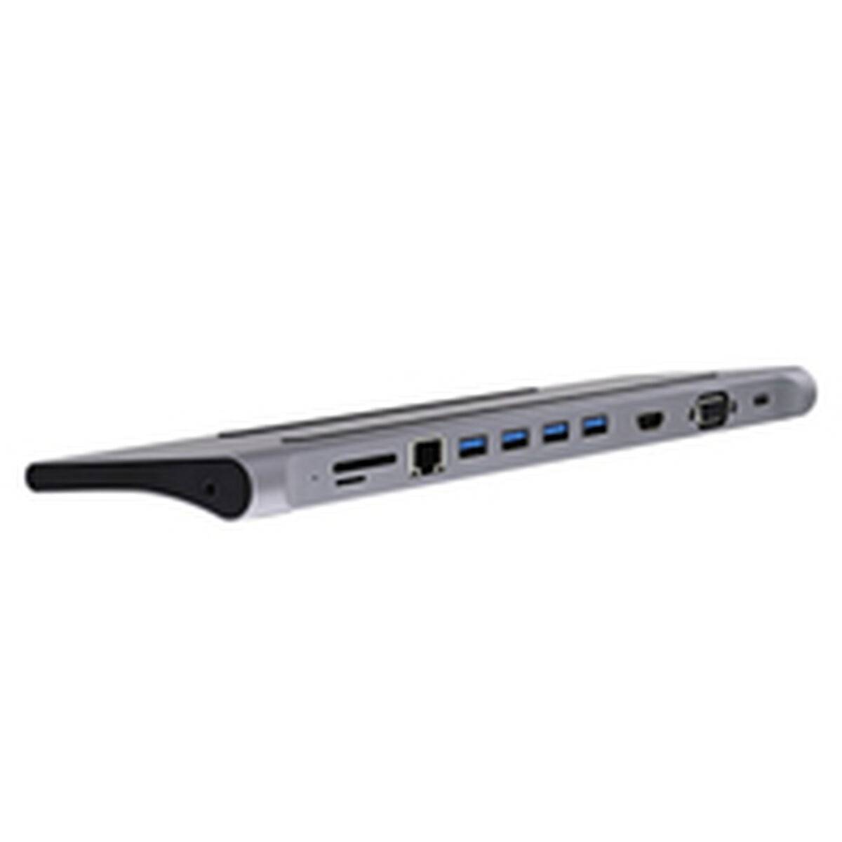 Hub USB-C T'NB DOCKUSBC11 Plateado