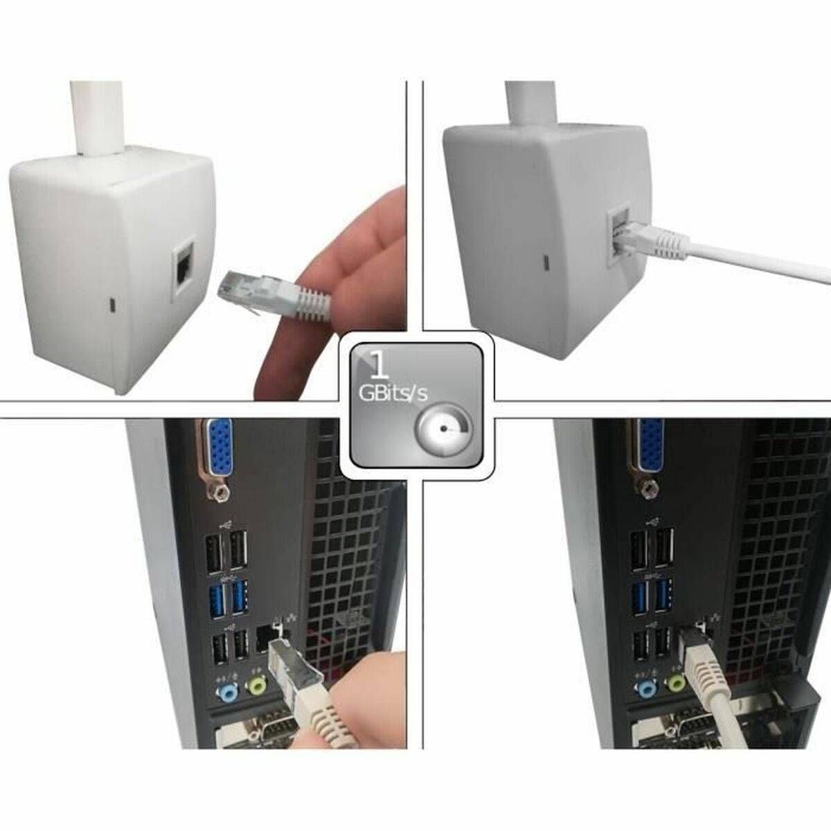 Cable RJ45 Categoría 6 UTP Rígido Lineaire PCC6FH