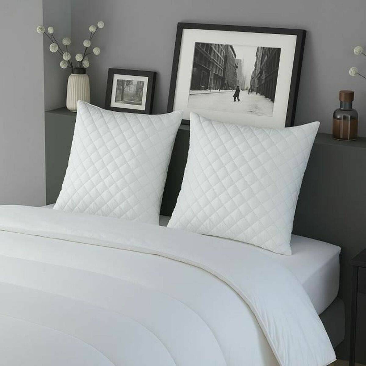 Almohada DODO Blanco 60 x 60 cm (2 Unidades)