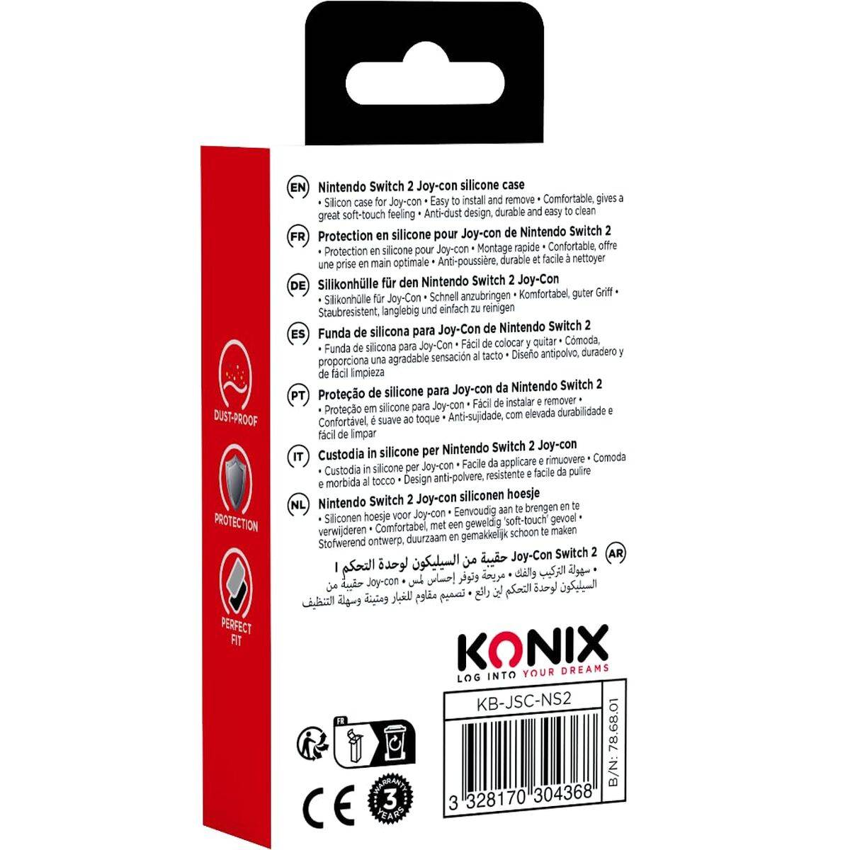 Funda Protectora KONIX Negro Gris