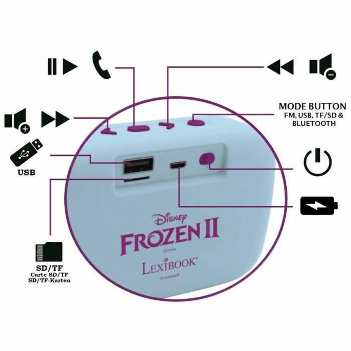 Juego de Ciencia Lexibook Frozen II
