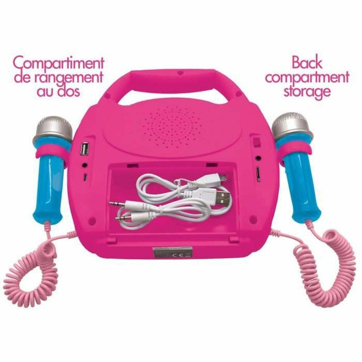 Altavoz Bluetooth con Micrófono Karaoke Lexibook PRINCESA DE DISNEY