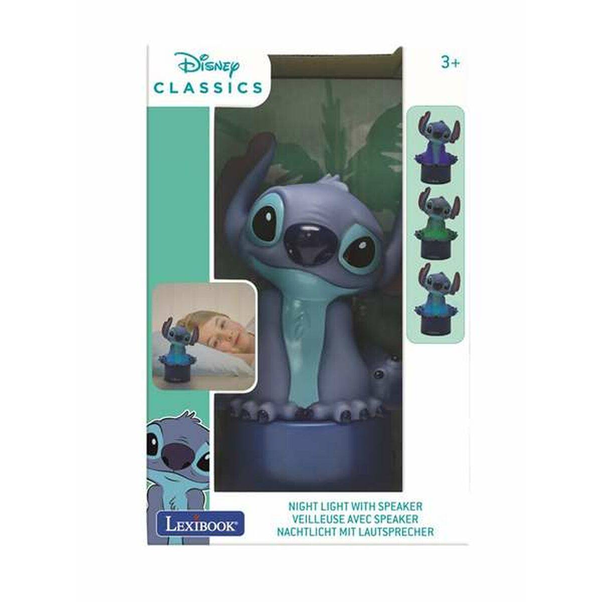 Luz nocturna Stitch Azul