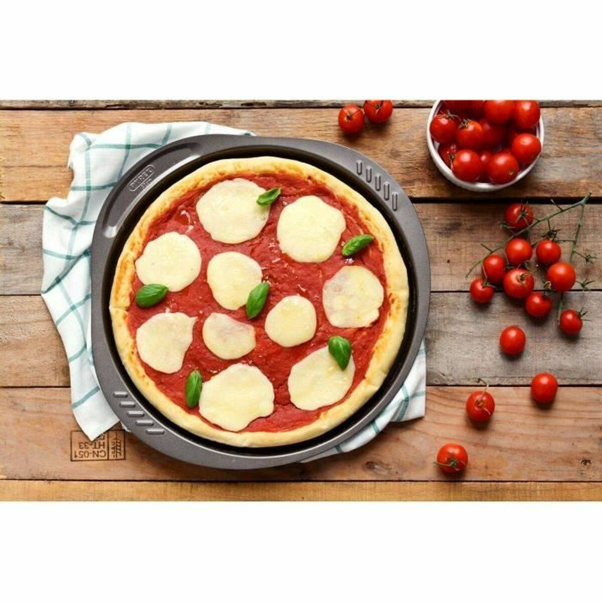 Molde para Pizza Pyrex Marrón Negro Metal