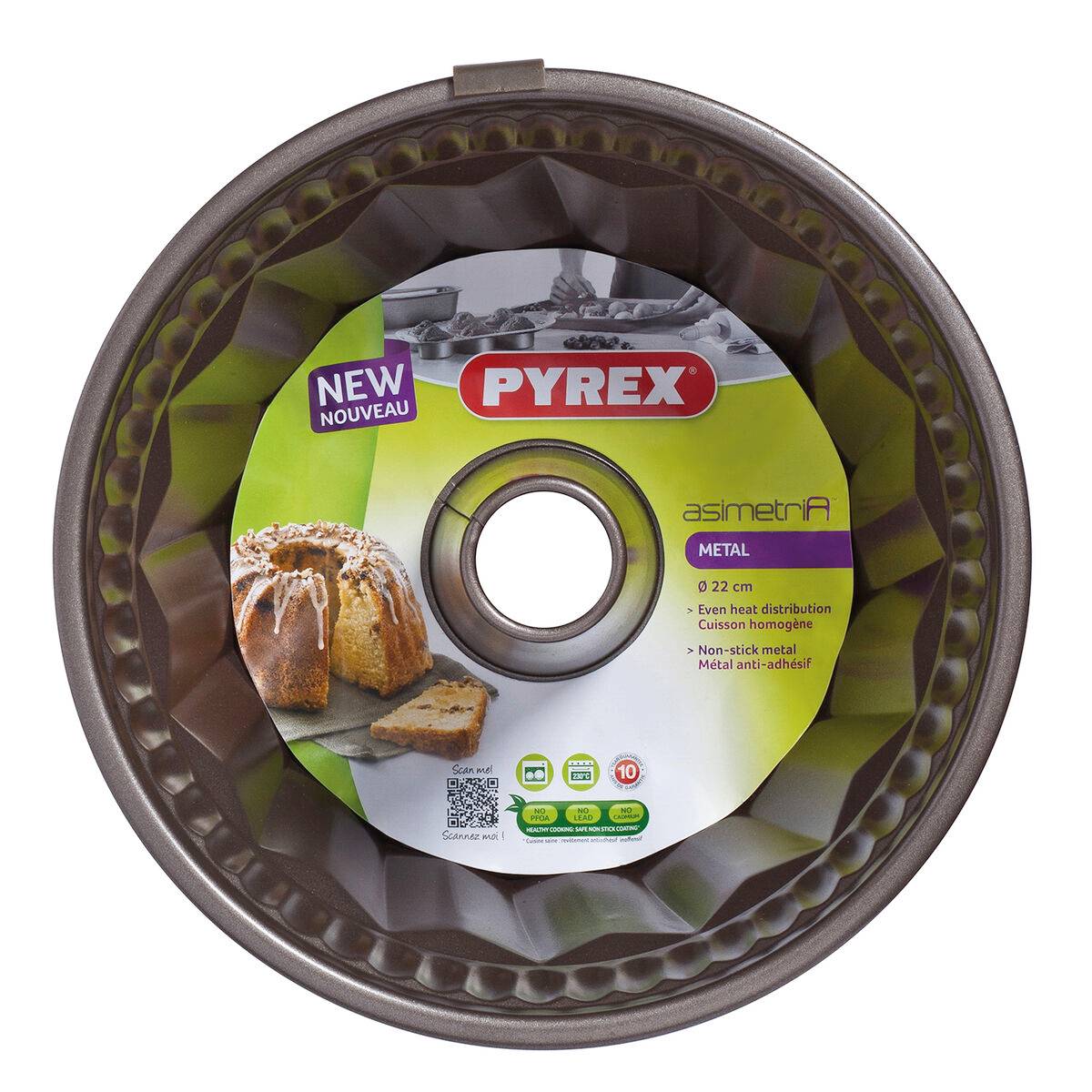 Molde para Repostería Pyrex Marrón Metal Aluminio