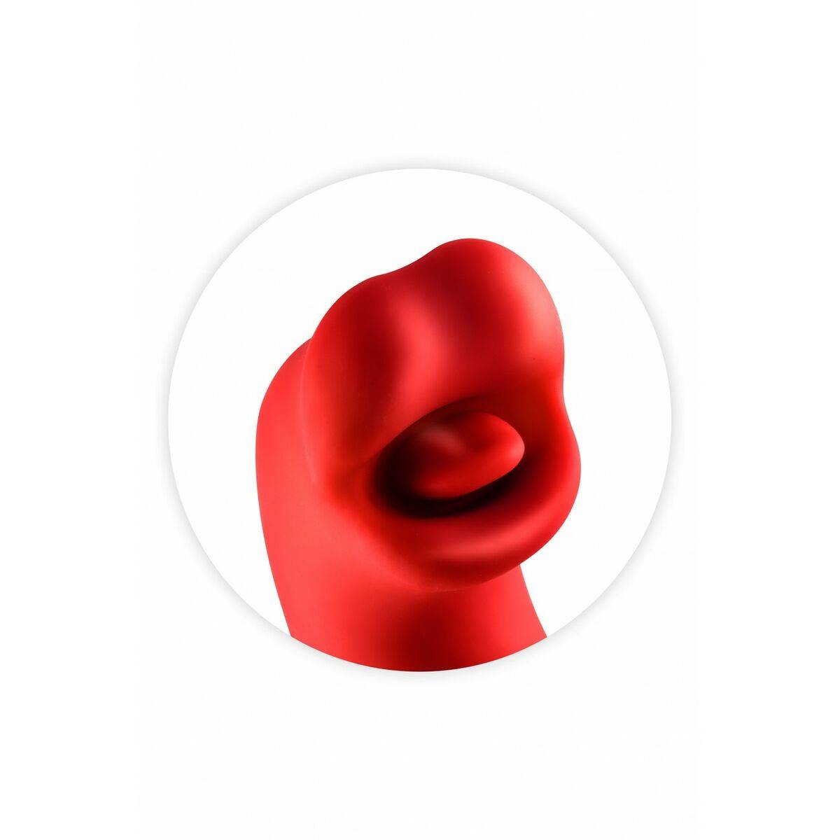 Vibrador Doble Estimulación Yoba Kissy Rojo