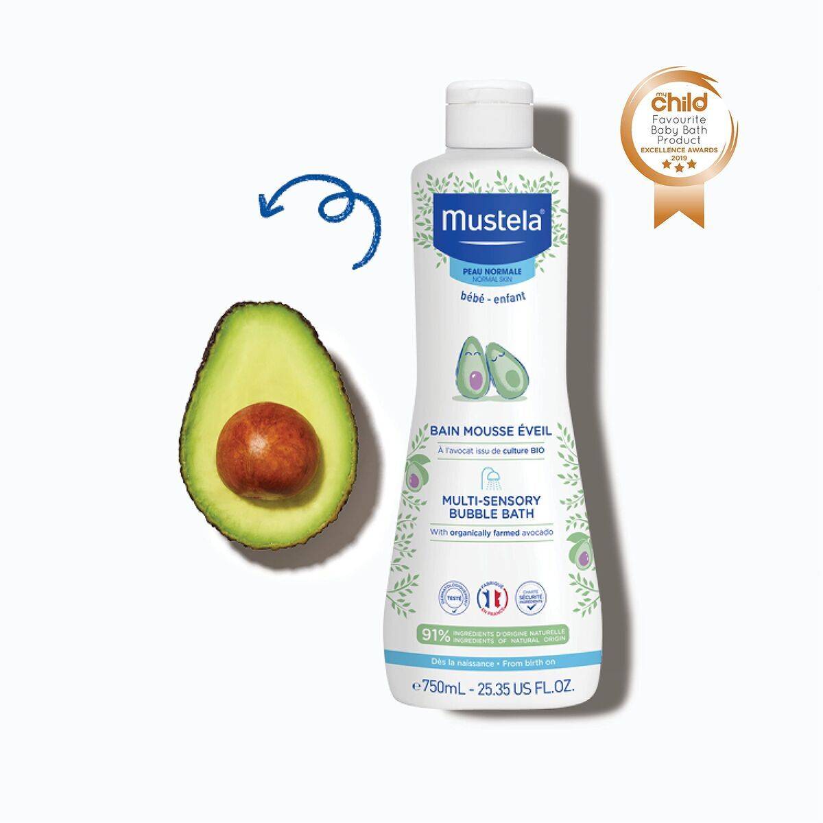 Espuma de Baño Mustela Baby