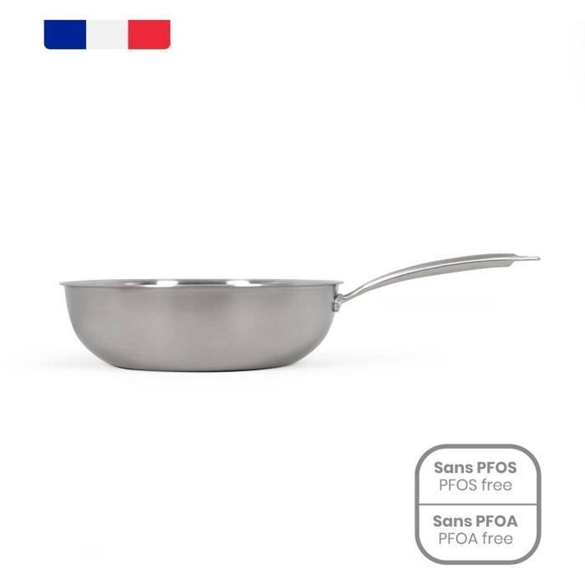 Sartén Wok Livoo Acero Acero Inoxidable Ø 28 cm