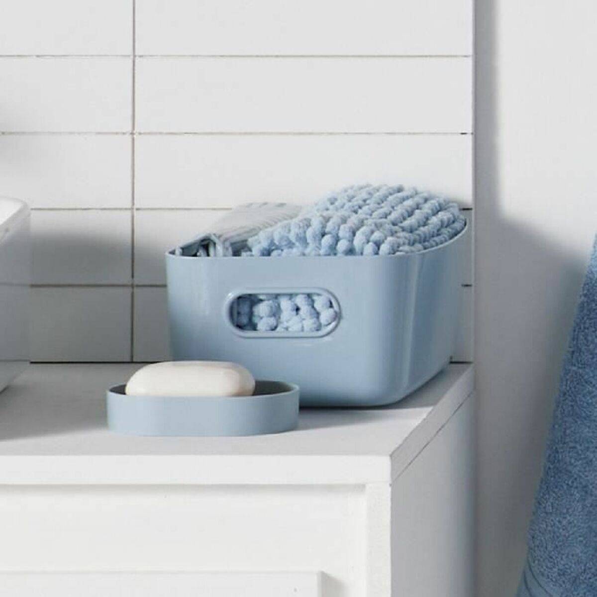 Set de Baño TODAY HOY Azul Plástico 3 Piezas