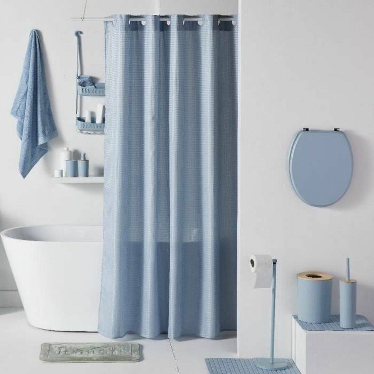 Set de Baño TODAY HOY Azul Plástico Moderno (5 Unidades)