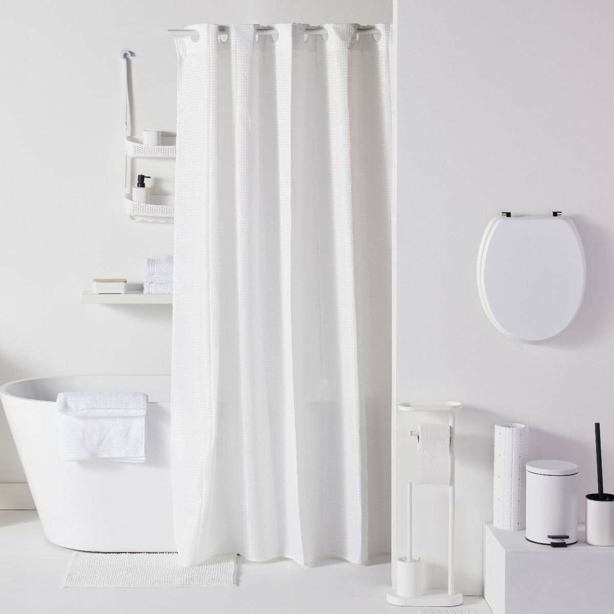 Alfombrilla Antideslizante para Bañera TODAY HOY - UTILITY 40 x 60 cm Blanco Polipropileno