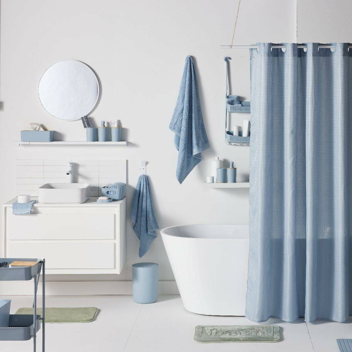 Alfombrilla Antideslizante para Bañera TODAY UTILITY Azul 40 x 60 cm