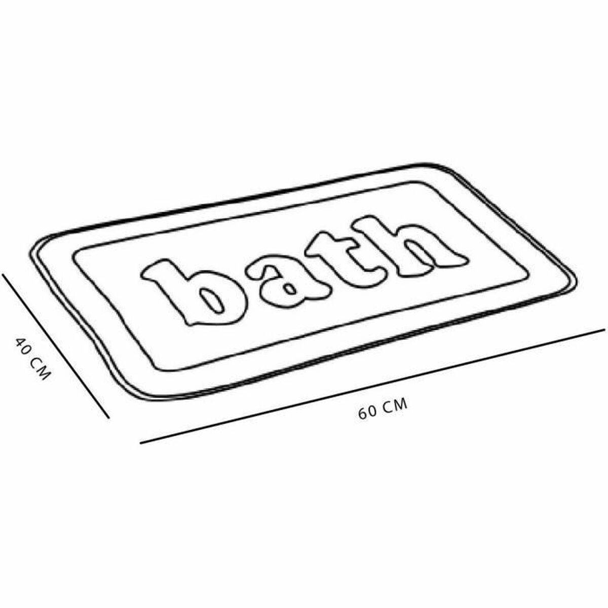 Alfombrilla Antideslizante para Bañera TODAY Bath PVC 40 x 60 cm Blanco