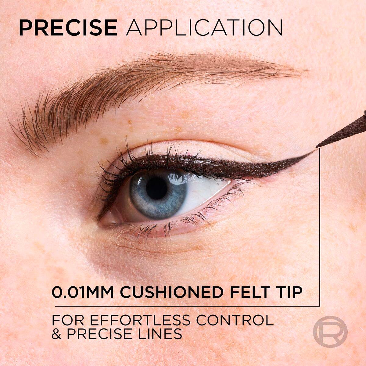 Delineador de ojos L'Oreal Make Up HAUTE PRECISION Negro (1 unidad)