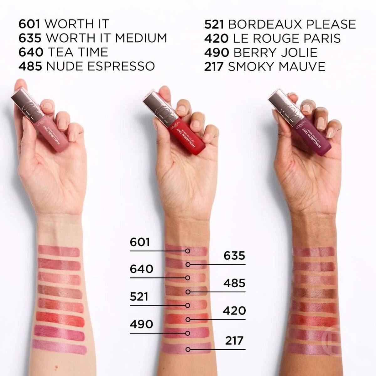 Pintalabios L'Oreal Make Up HYALURON TINT Naranja (1 unidad)