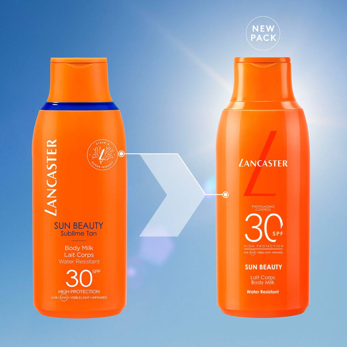 Leche Solar Lancaster SUN BEAUTY Spf 30 175 ml