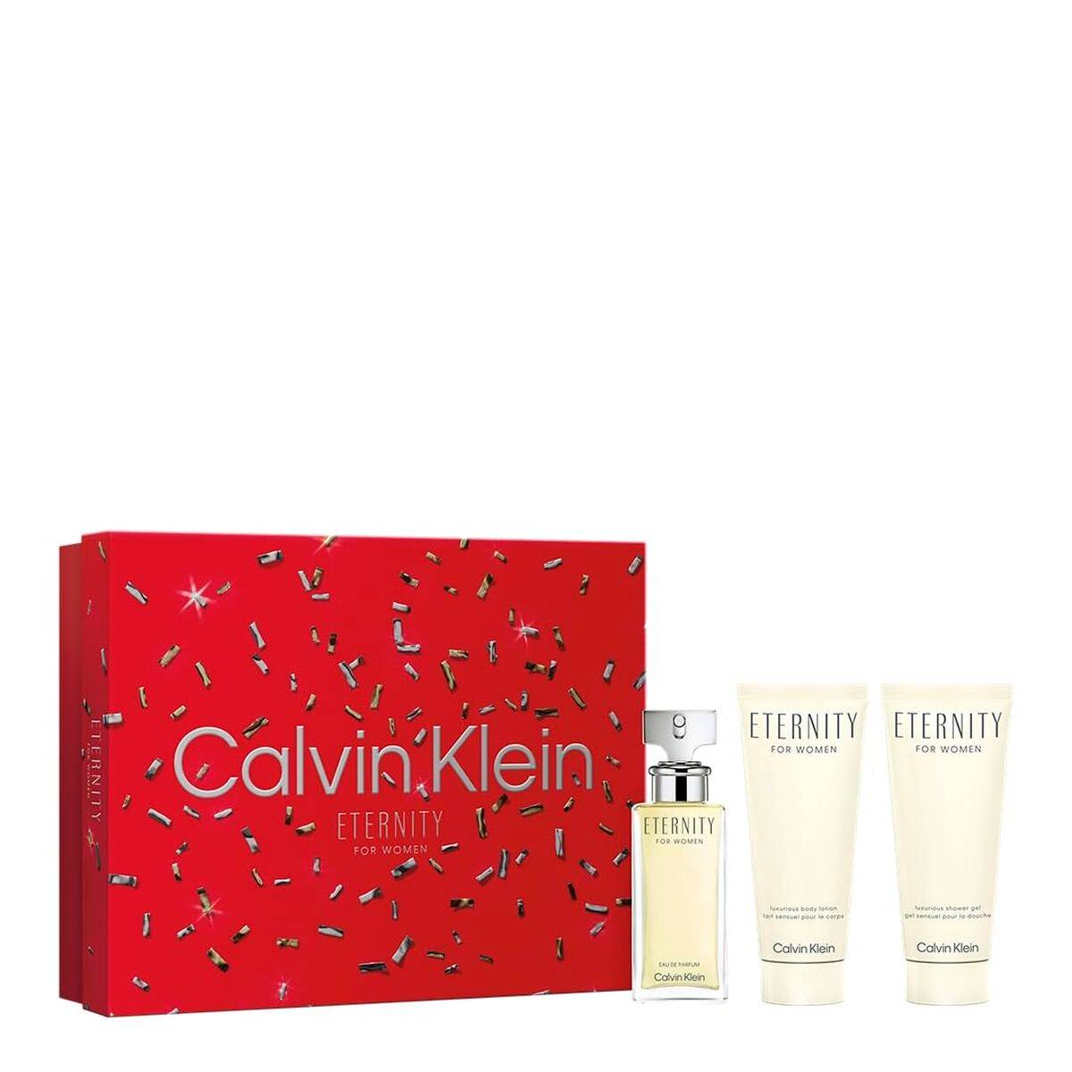Set de Perfume Mujer Calvin Klein Eternity for Women 3 Piezas