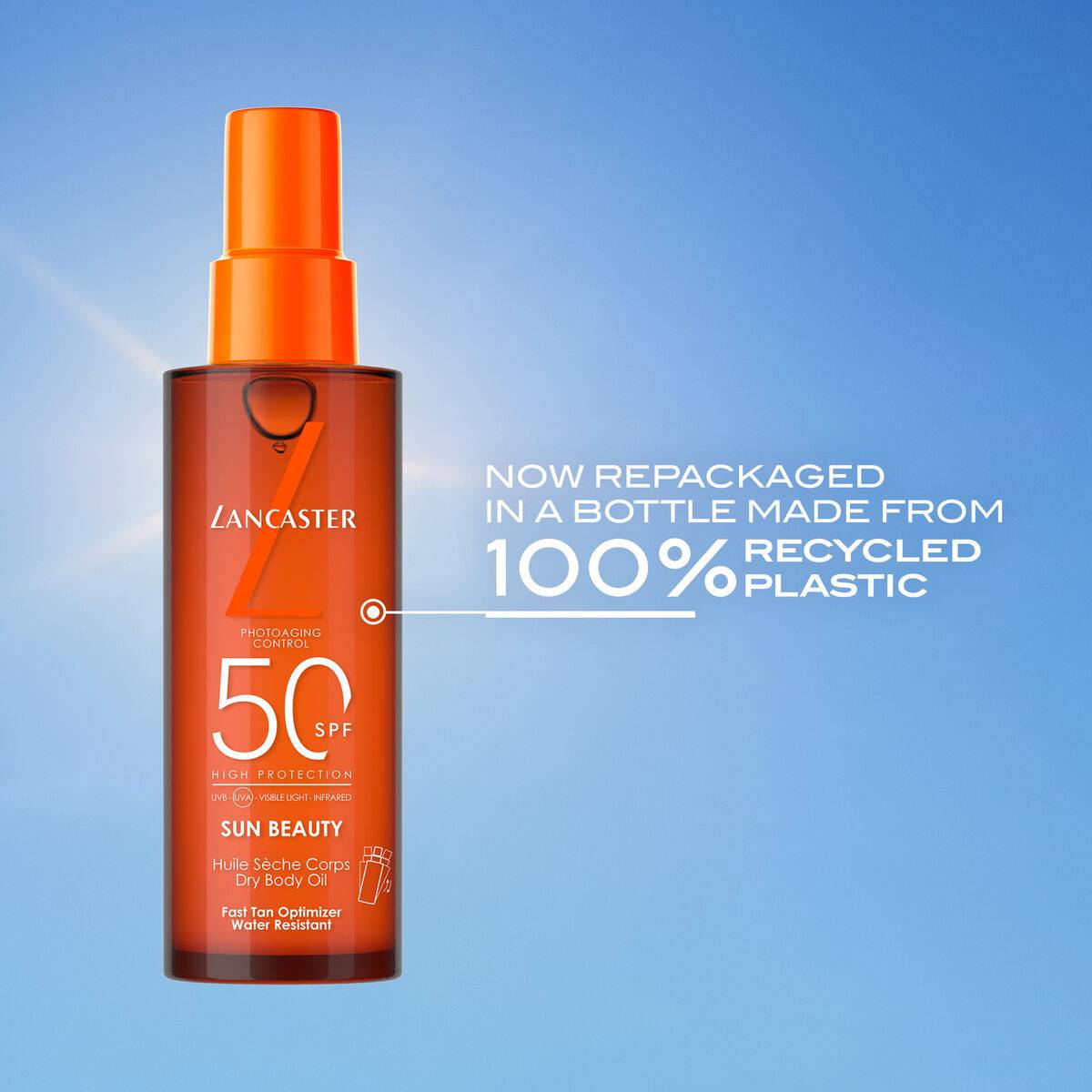Aceite Solar Lancaster SUN BEAUTY Spf 50 150 ml
