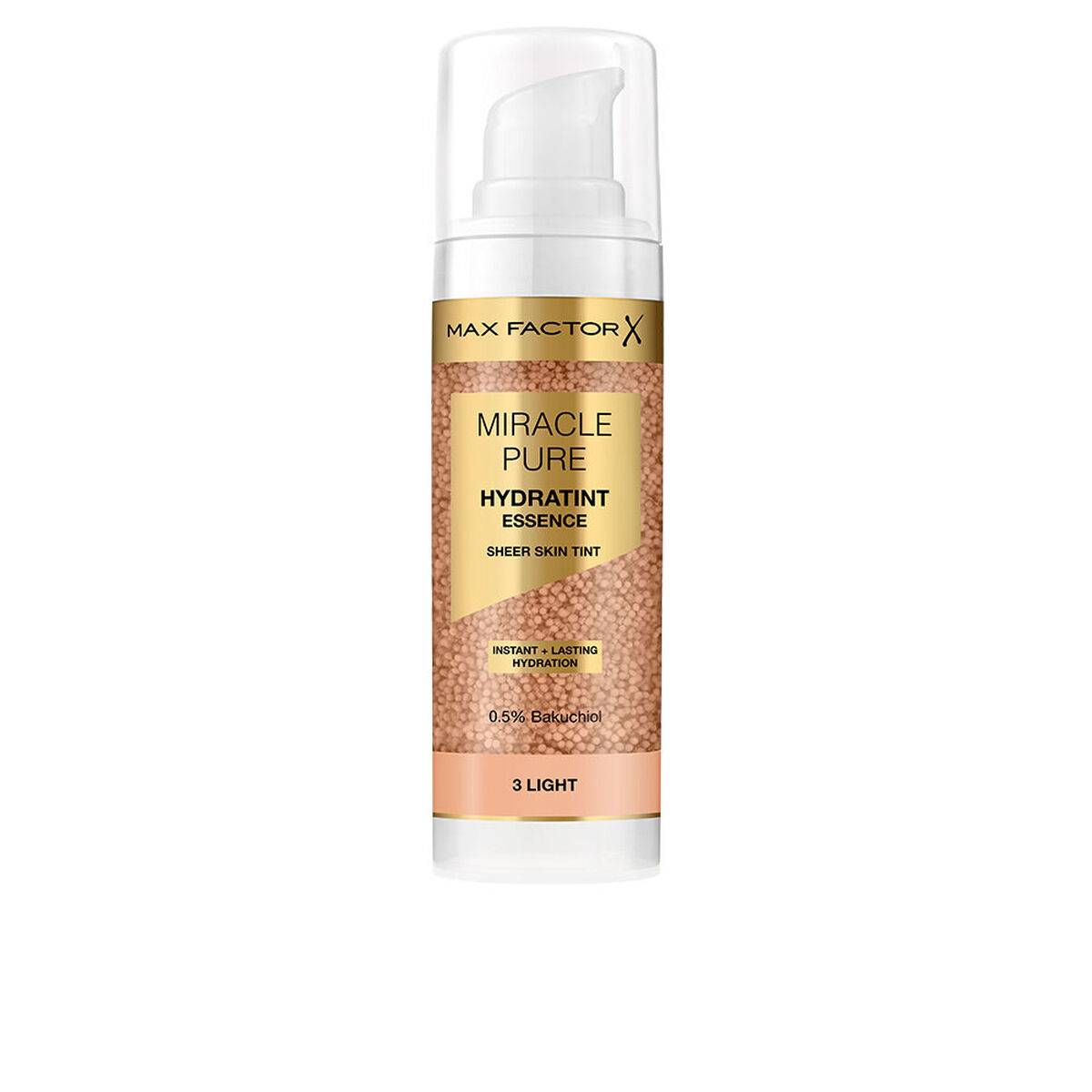 Base de Maquillaje Fluida Max Factor MIRACLE PURE Nº 3-Light 30 ml