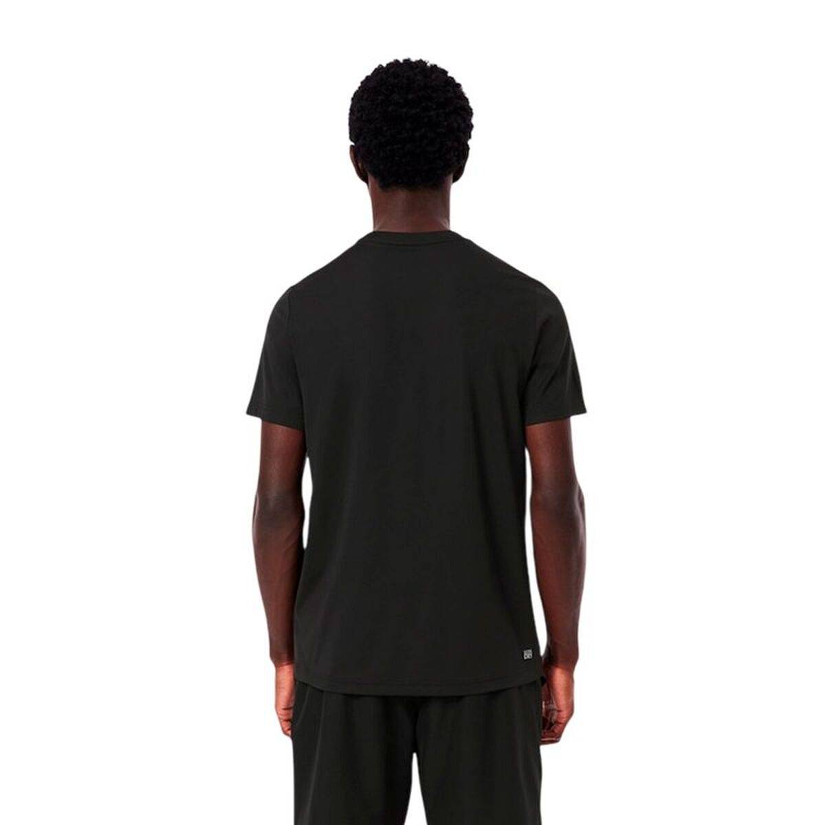 Camiseta de Manga Corta Hombre Lacoste Core Performance Negro