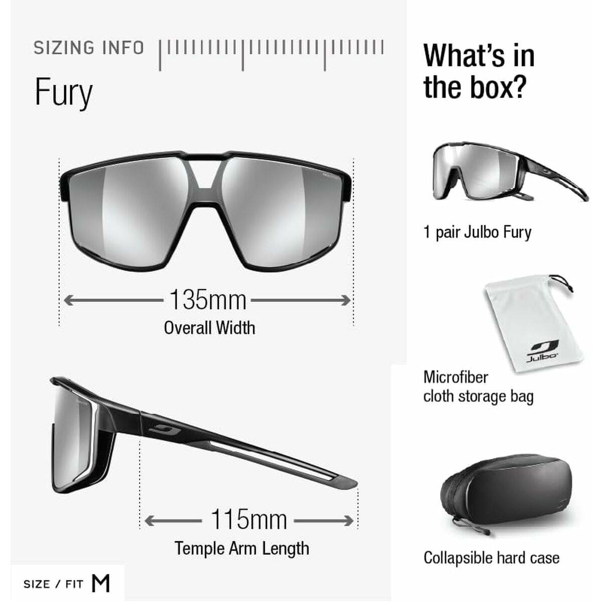 Gafas de Sol Julbo FURY REACTIV 0-3 HC Azul