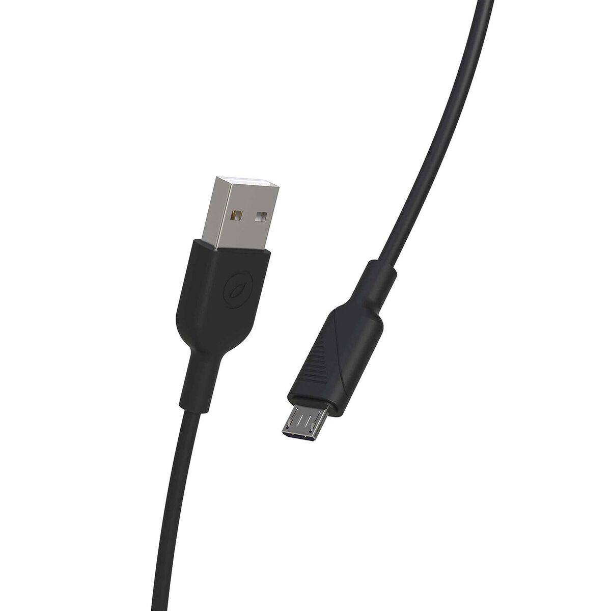 muvit for change cable USB a Micro USB 2,4A/10W 1,2m negro