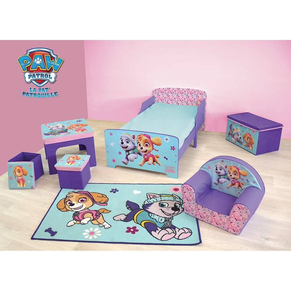 Cama Infantil The Paw Patrol 59 cm 144 x 77 x 59 cm 140 x 70 cm 11 X 88 X 62 CM