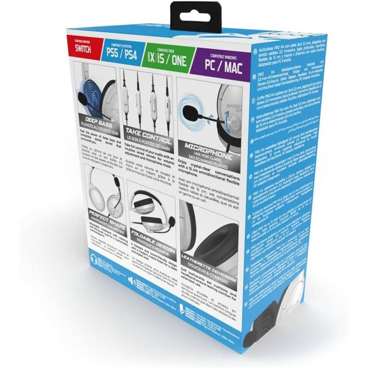 Auriculares con Micrófono Spirit of Gamer Pro H4 Blanco