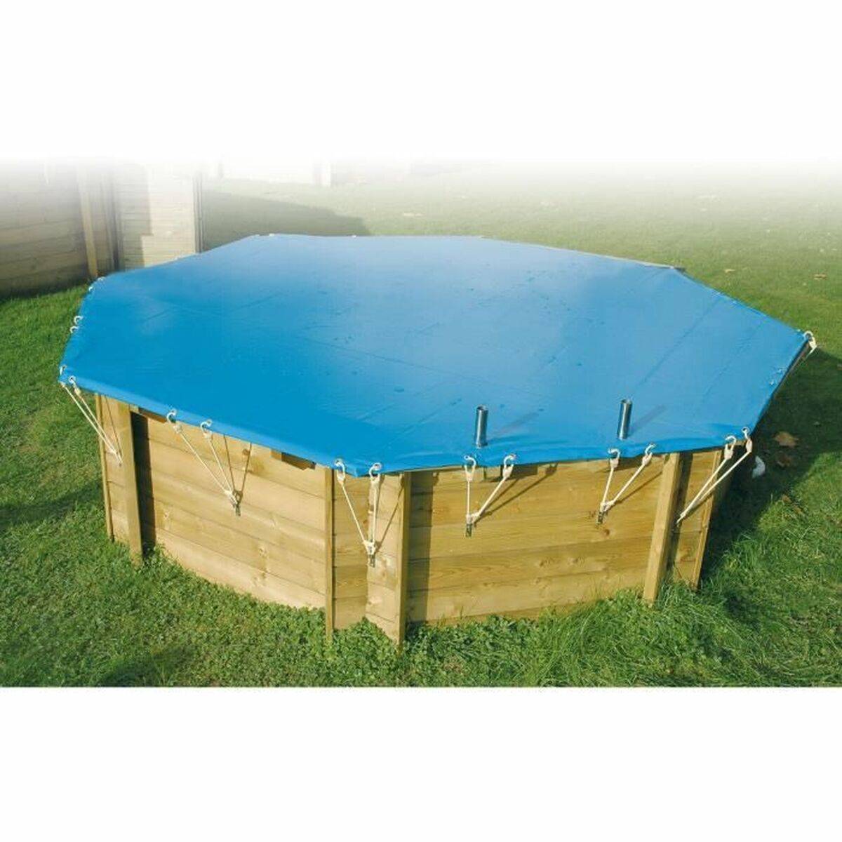Cubrepiscinas Ubbink Azul 400 x 610 cm