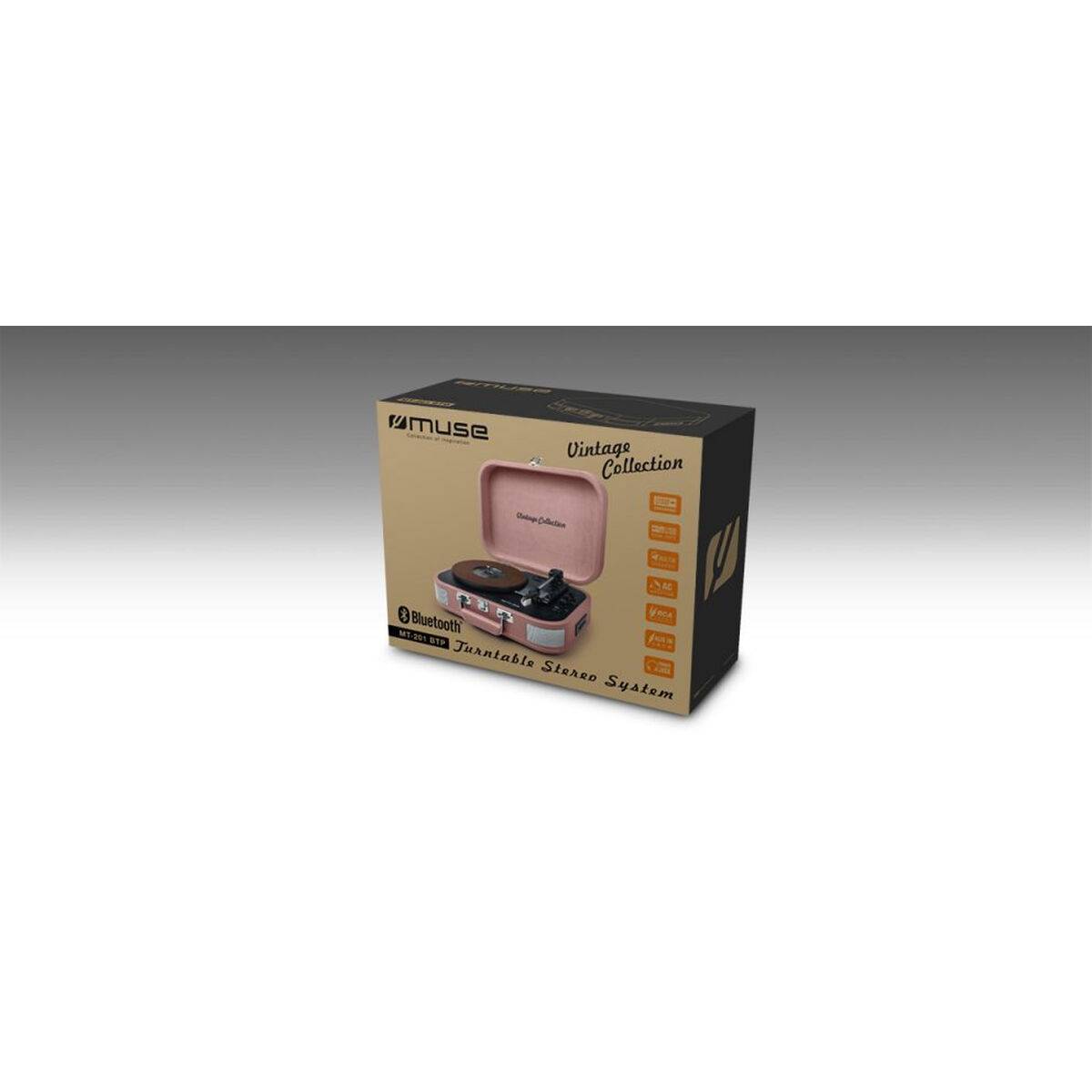 Tocadiscos Muse MT201BTP