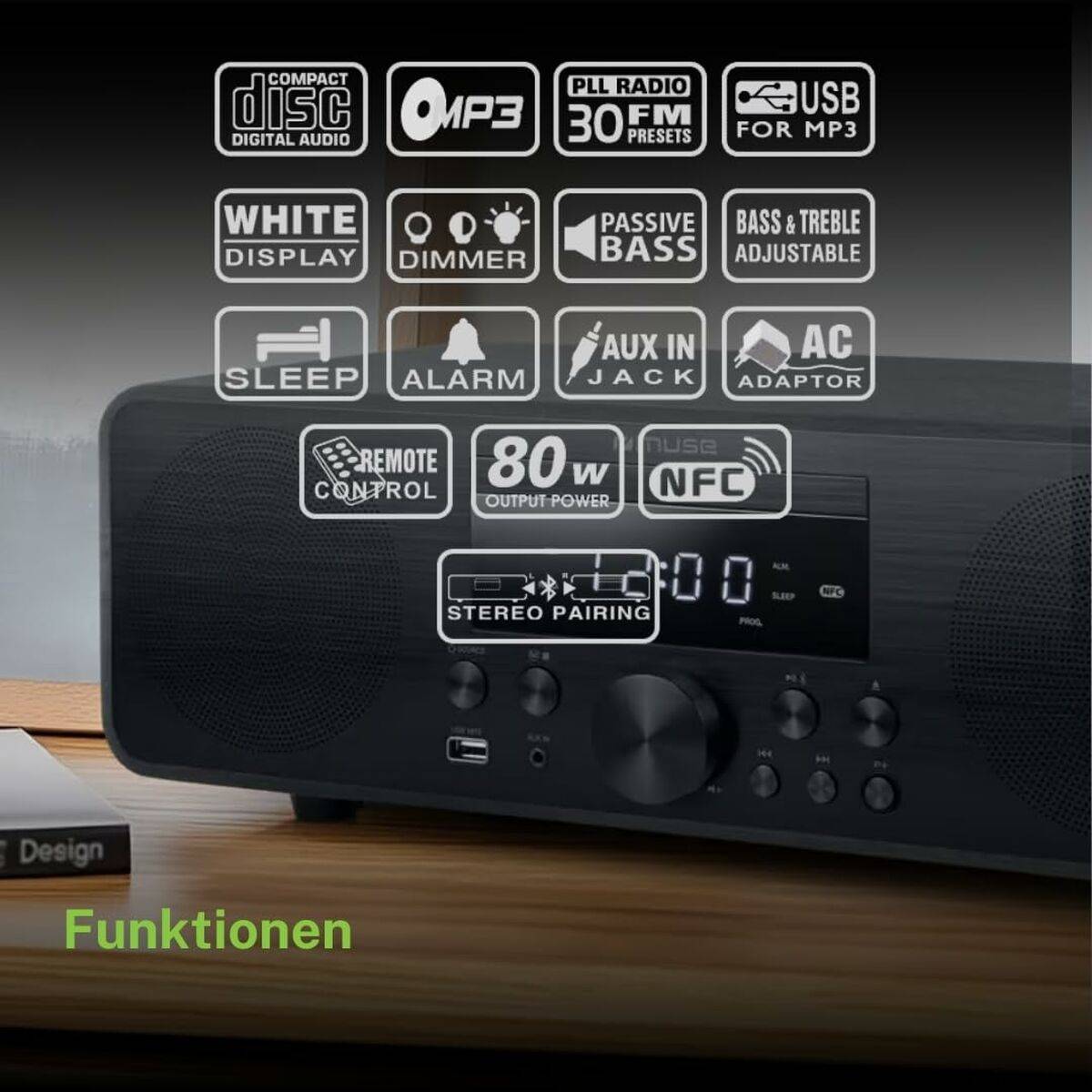 Radio CD Muse M880FBC 80W
