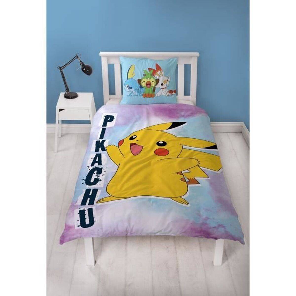 Juego de funda nórdica Pokémon Multicolor Cama de 140 2 Piezas