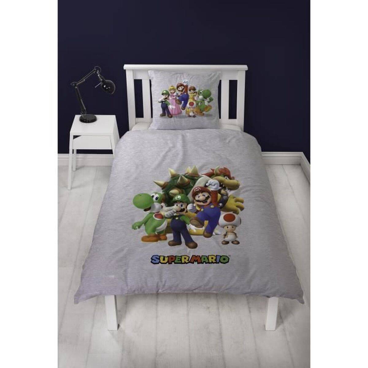 Juego de funda nórdica Mario Bros Multicolor Cama de 140 2 Piezas