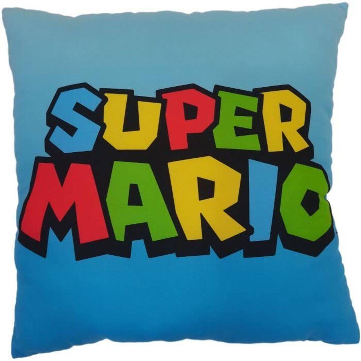 Cojín Mario Bros 41 x 3 x 39 cm Multicolor Poliéster Infantil