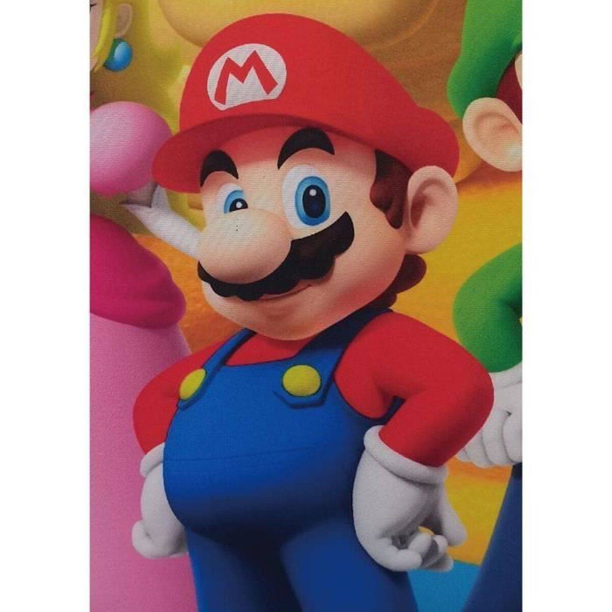 Cojín Mario Bros 41 x 3 x 39 cm Multicolor Poliéster Infantil