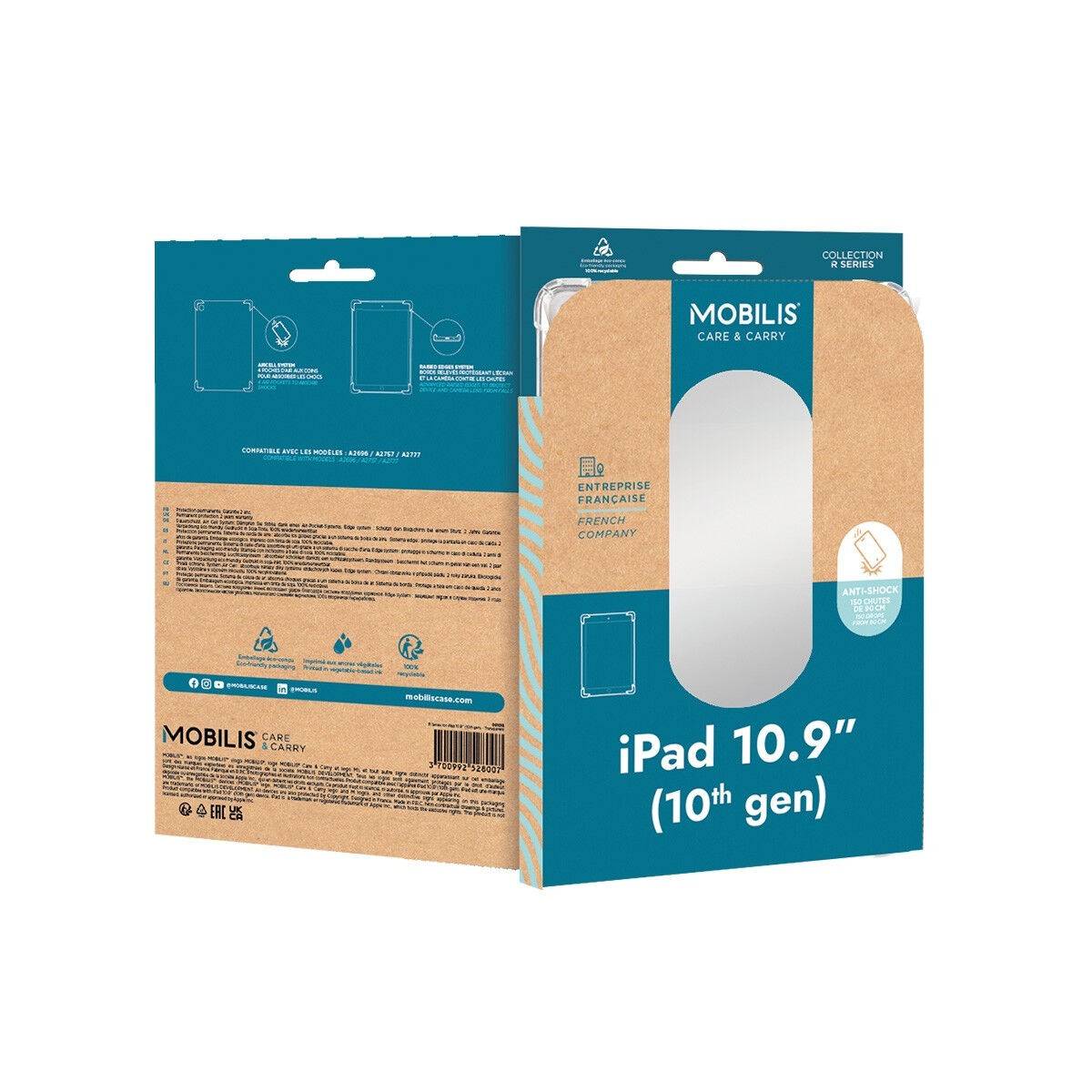Funda para Tablet Mobilis R Series IPAD 10th Transparente 10,9"