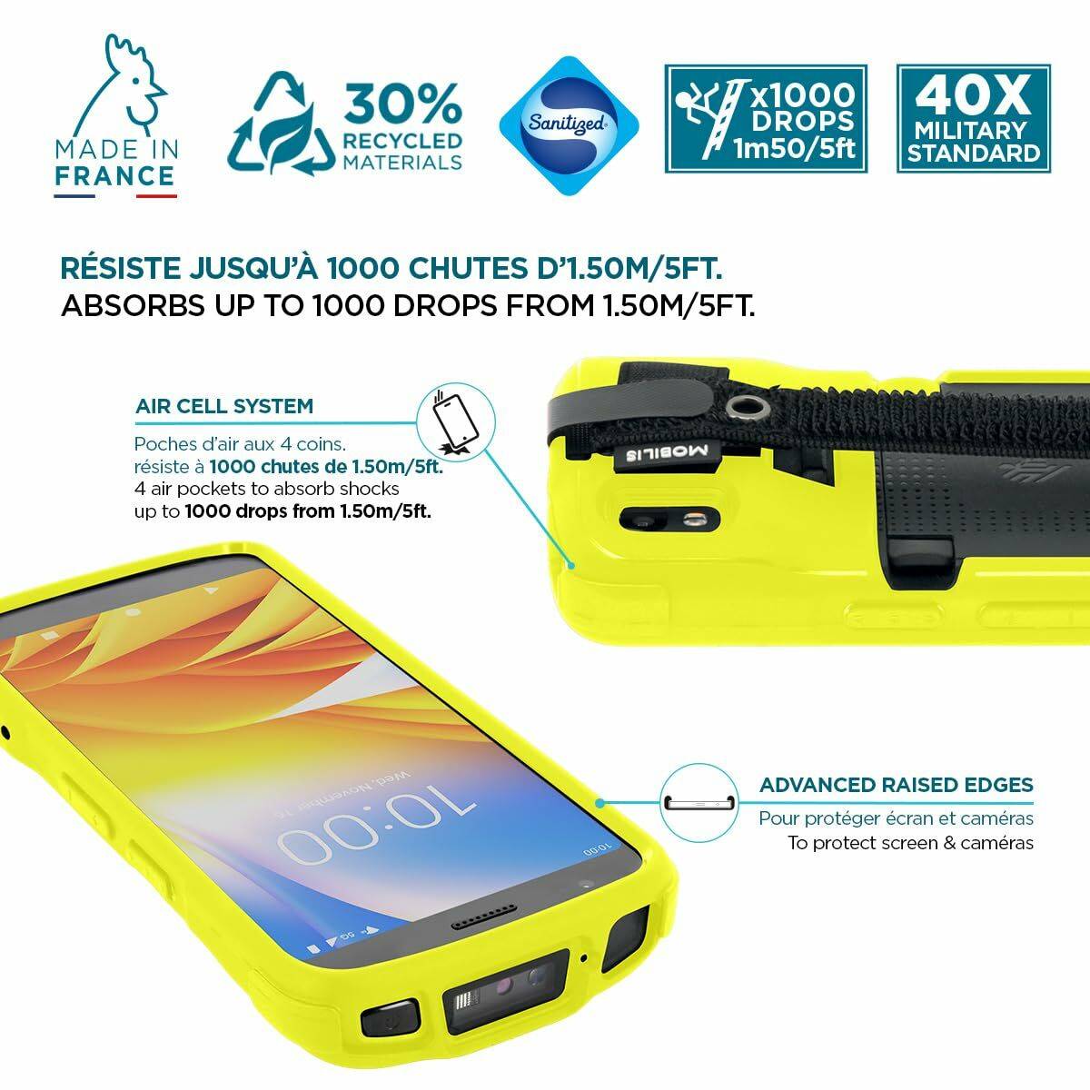 Cable Coaxial Antena TV Mobilis 052062 Amarillo