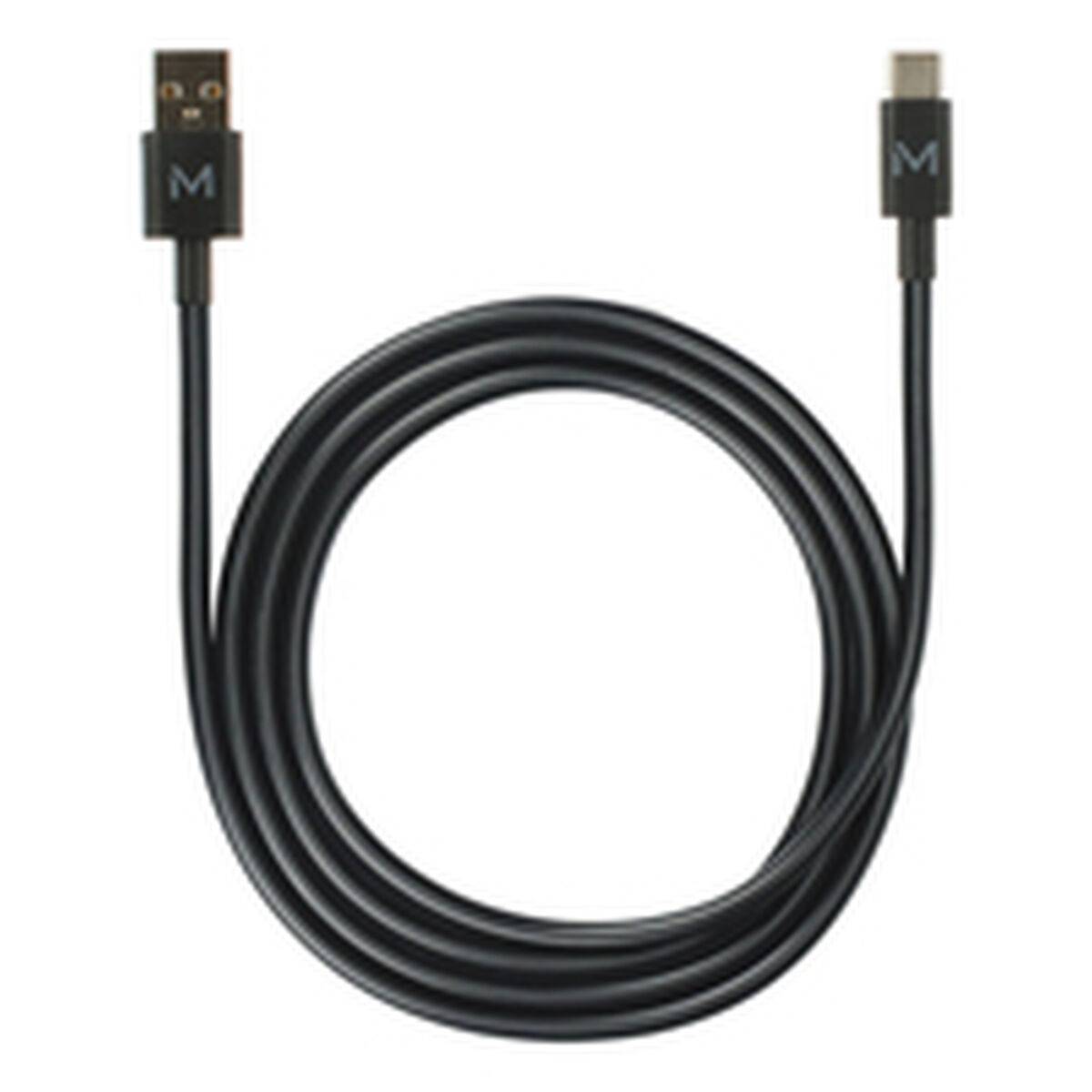 Cable USB Mobilis 020013 Negro 1 m