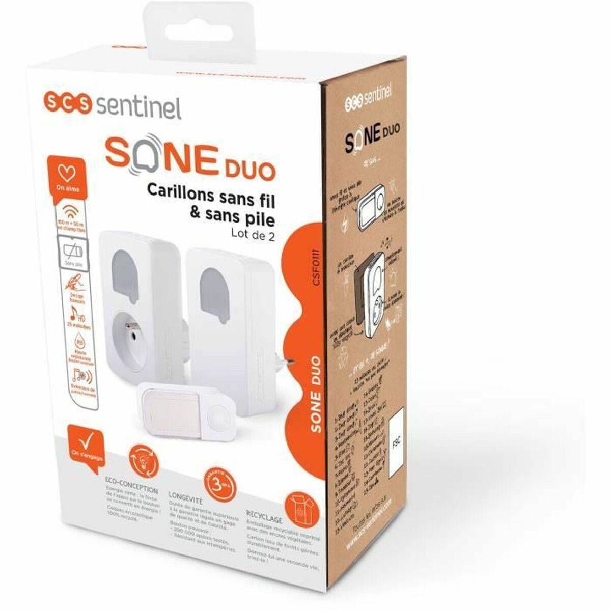 Videoportero Inteligente SCS SENTINEL SONE DUO Blanco ABS