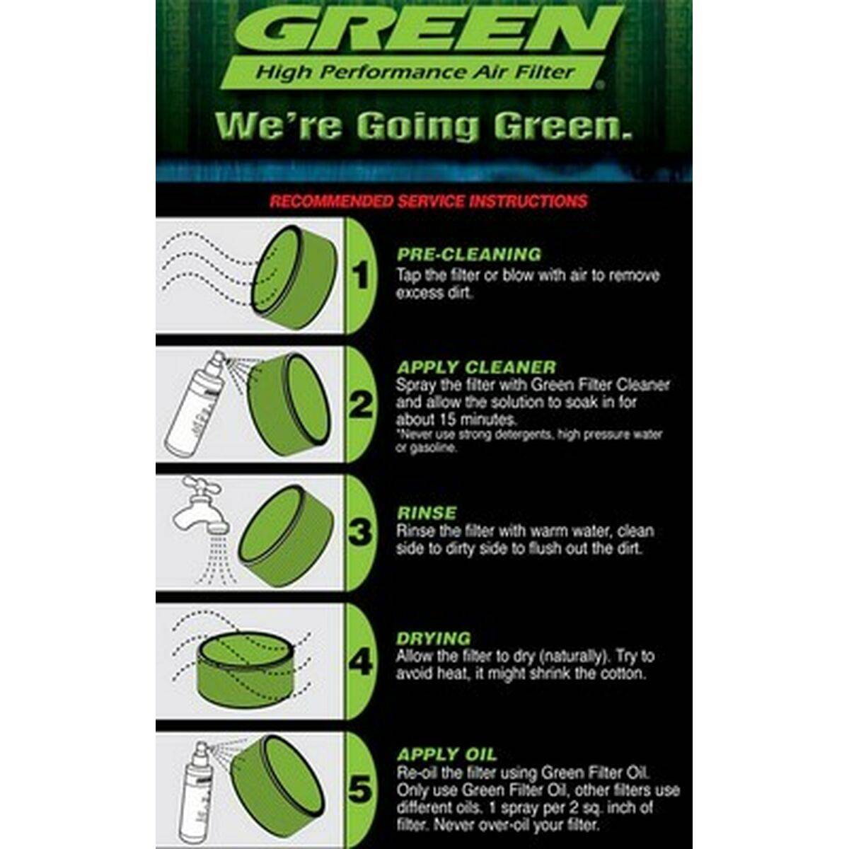 Kit de Admisión Directa Green Filters P286