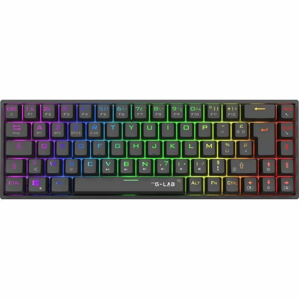 Teclado Gaming The G-Lab KEYZ TITAN Negro AZERTY